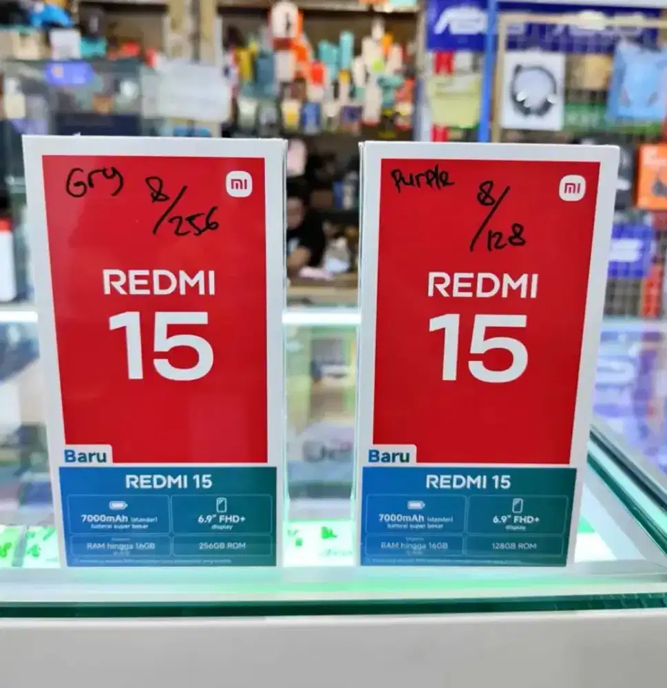 Jual cepat Baru redmi 15 ram 8/256