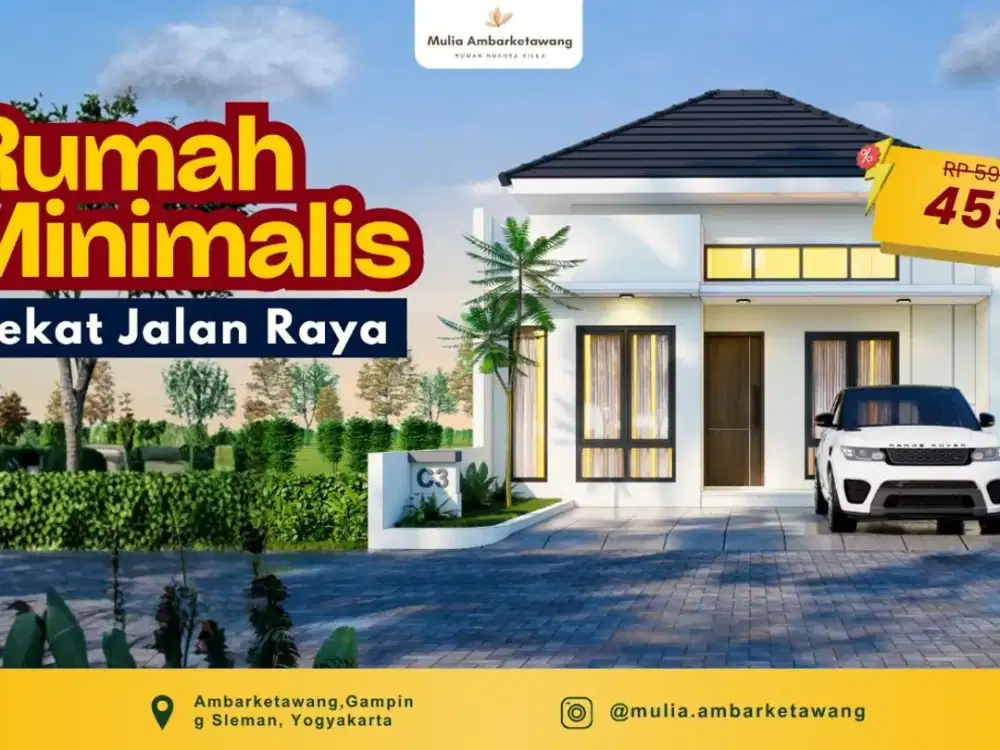 DIJUAL RUMAH YOGYAKARTA GRATIS BIAYA AJB