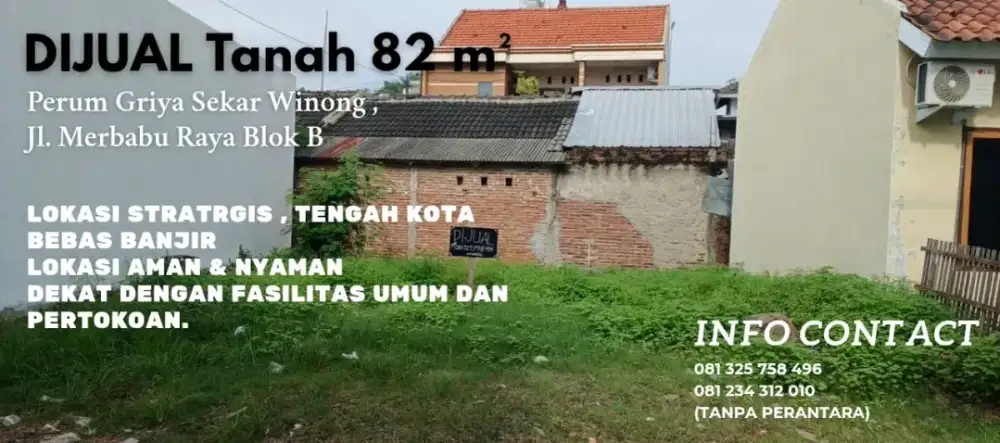 DIJUAL TANAH KAPLING