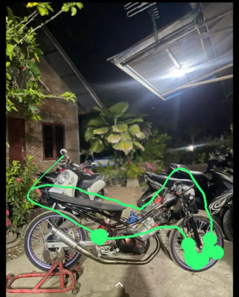 Jual rangka drag bike Jupiter MX