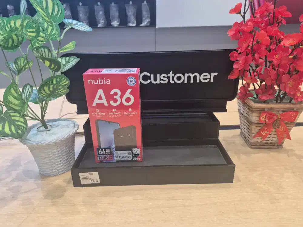 ZTE NUBIA A36 RAM 4+8=12/64 BARU