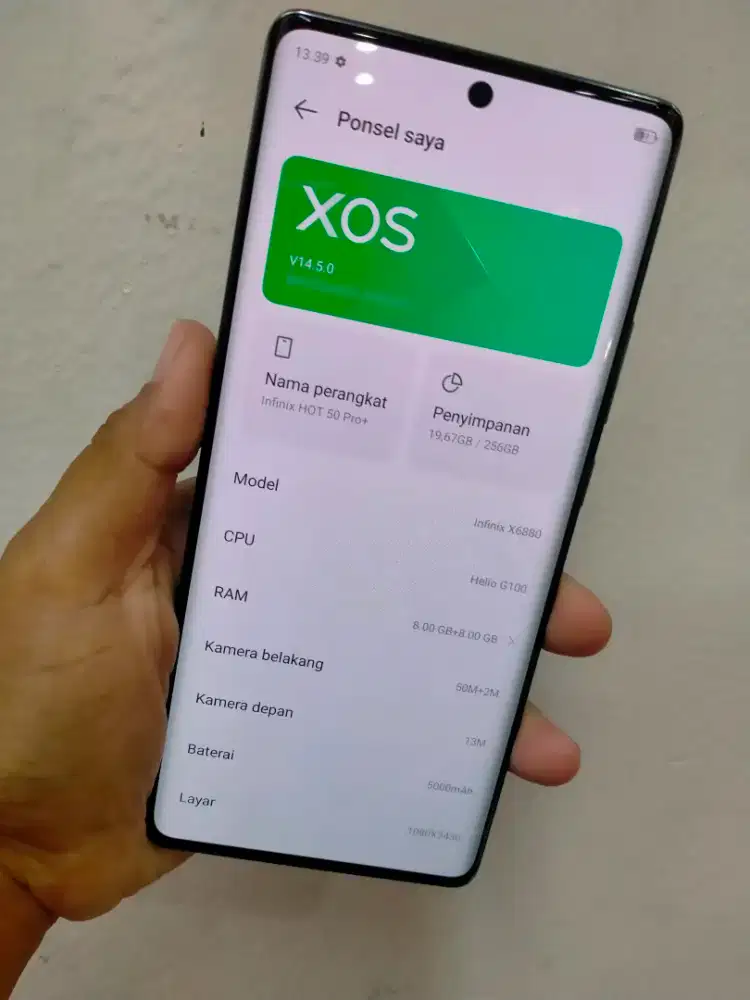 HP INFINIX HOT 50 PRO PLUS RAM 8+8/256GB