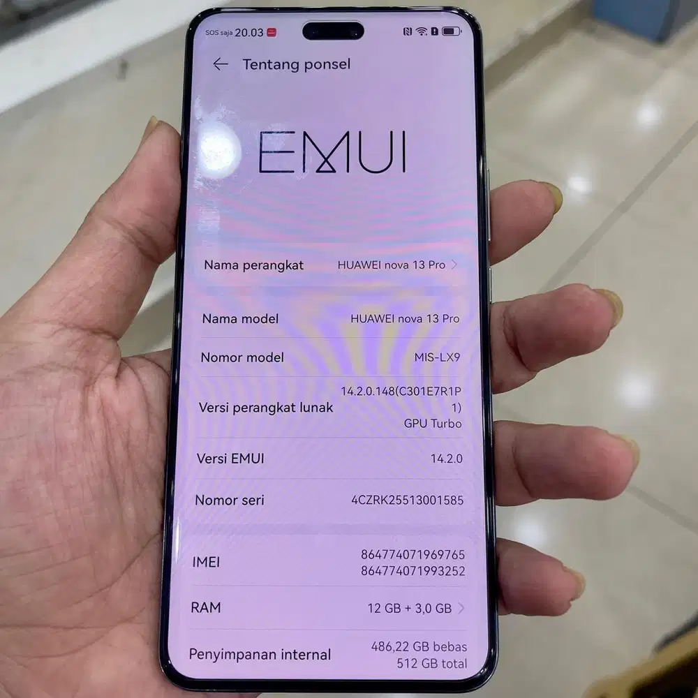 Huawei nova 13 pro ram 12 / 512 resmi full ori garansi