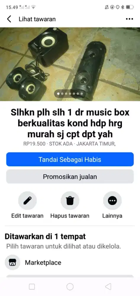 Slhkn plh slh 1 dr audio music box kond hdp mgkn tertarik murah sj