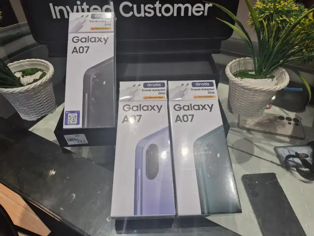 SAMSUNG A07 RAM 4/128 BARU