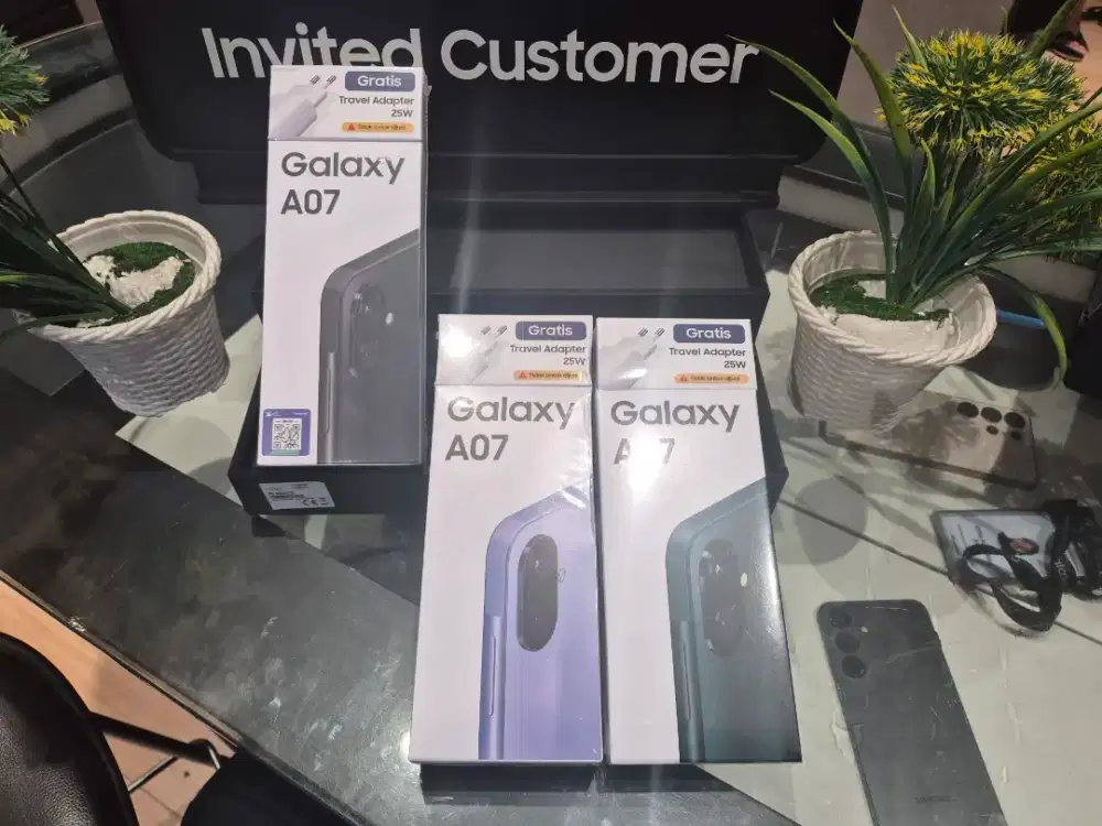 SAMSUNG A07 RAM 6/128 BARU