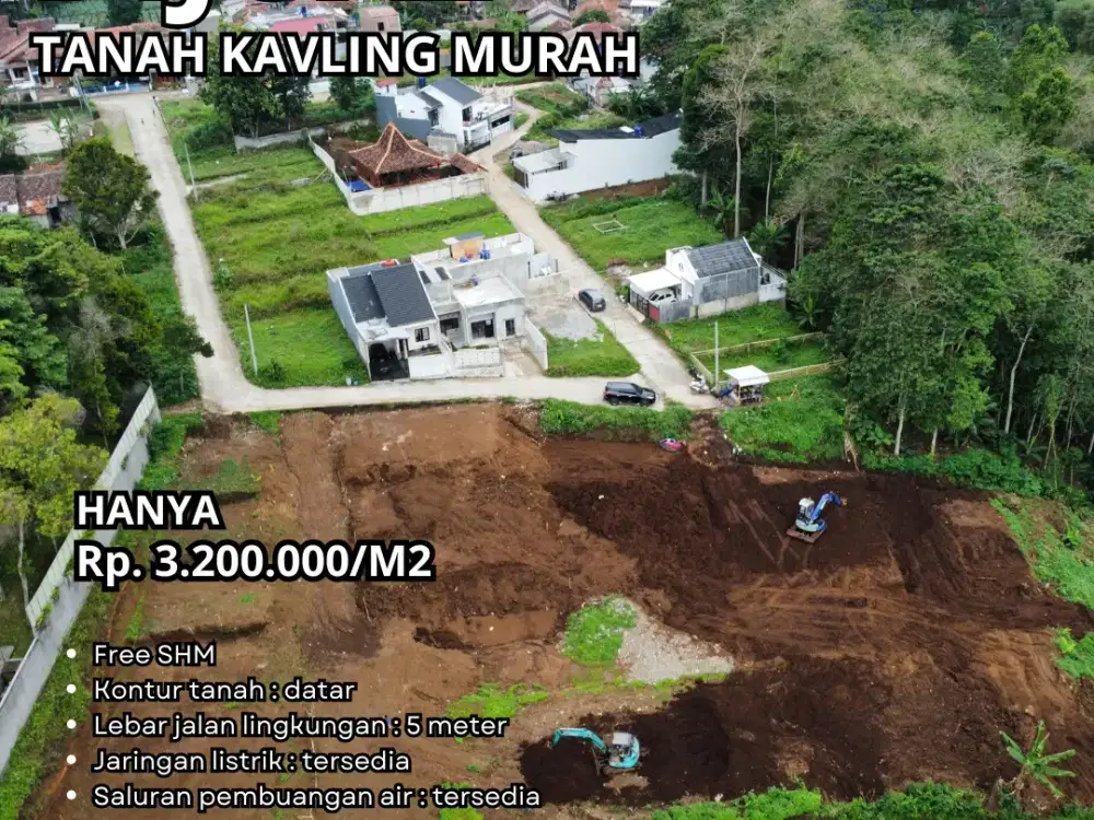 Free SHM! Kavling Cipageran Cuma 2 Menit Alam Wisata (AWC)