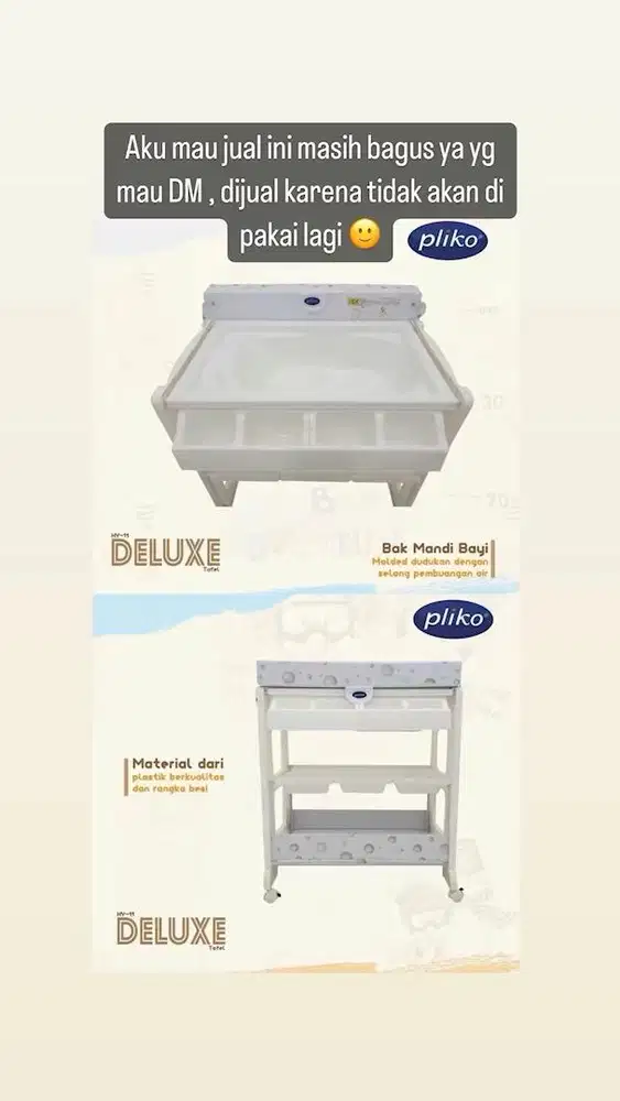 Baby tafel pliko bekas