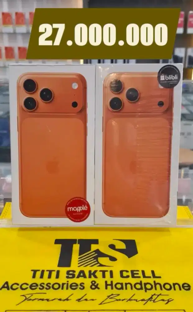 Iphone 17pro max ibox new 1 tahun garansi