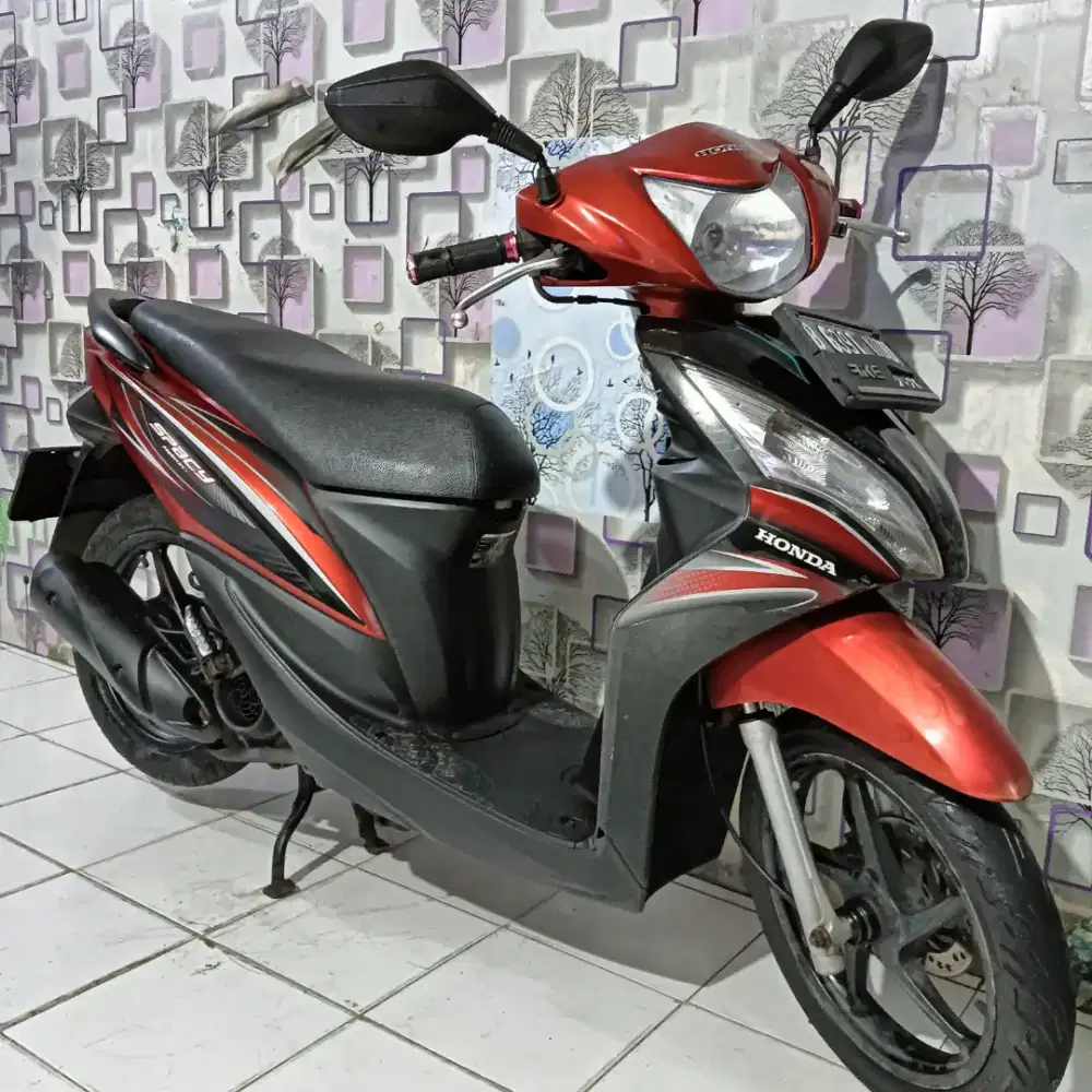 HONDA SPACY 2011 MERAH BODI MULUS MASIH FULL ORISINIL PAJAK HIDUP