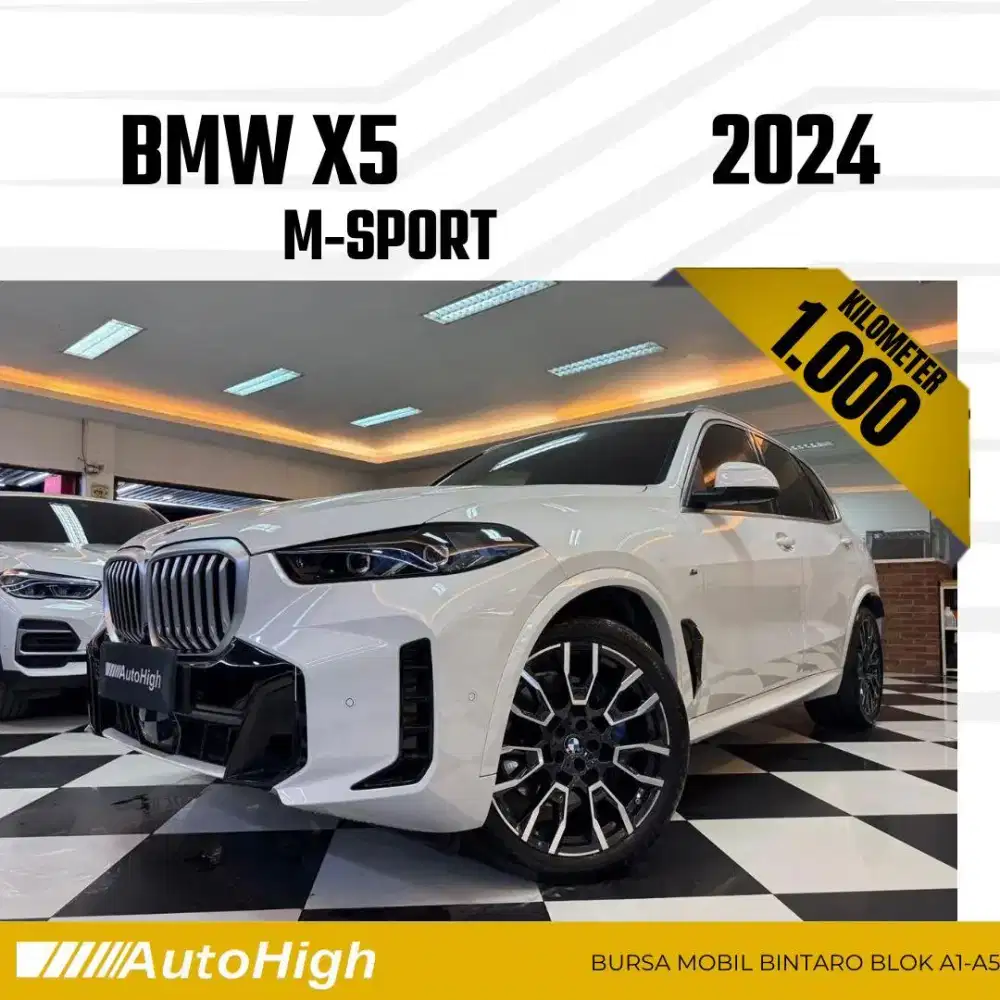 DP10% [Km1.000] X5 M-Sport 2024 White Reg 2025 #AUTOHIGH