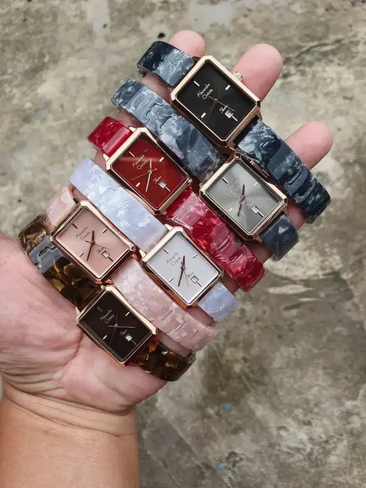 Jam tangan Alexandre christie 2b75 original garansi mesin 1 tahun