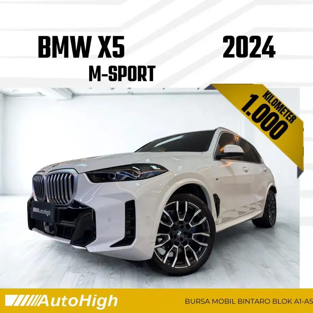 DP10% [Km1.000] X5 M-Sport 2024 White Reg 2025 #AUTOHIGH