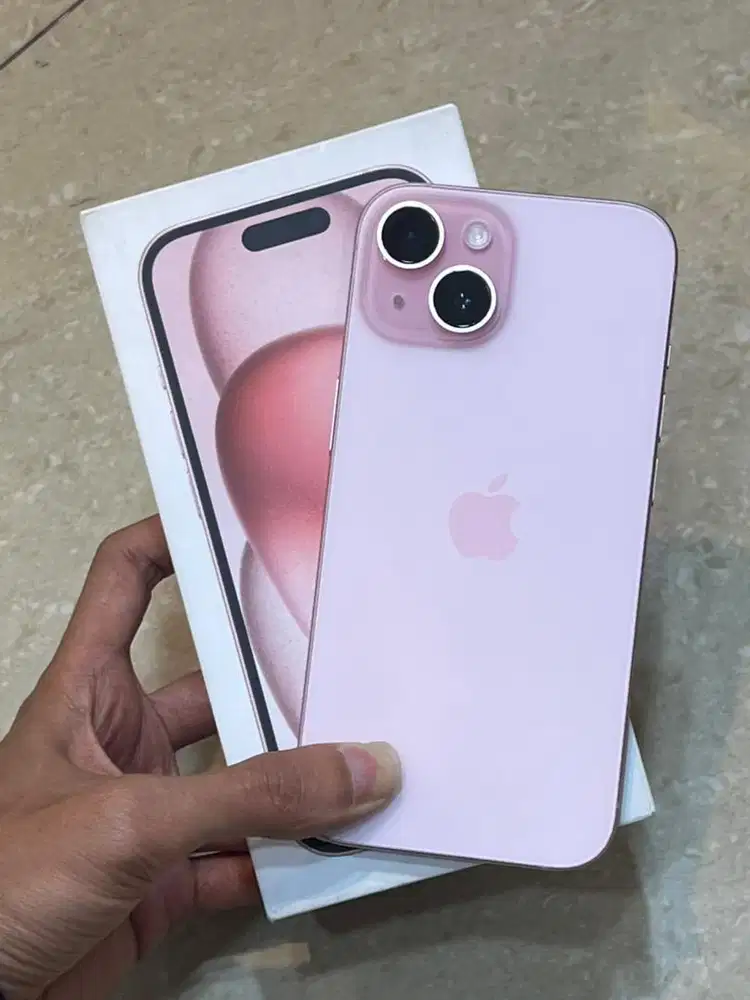 IPHONE 15 128GB PINK IBOX GARANSI RESMI