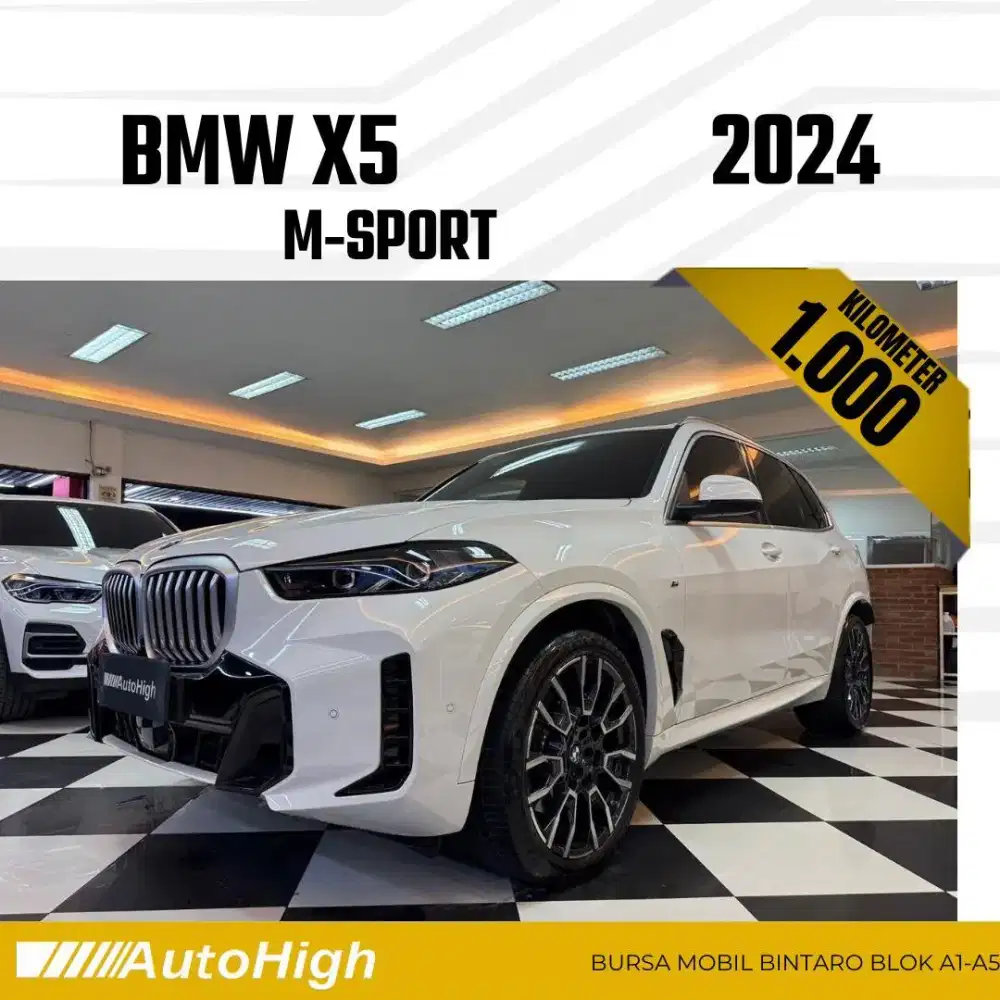 DP10% [Km1.000] X5 M-Sport 2024 White Reg 2023 #AUTOHIGH