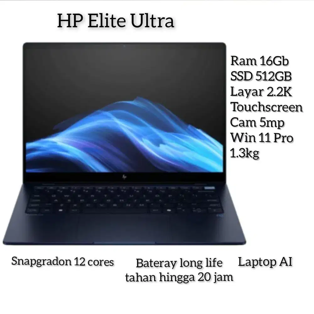 JUAL Laptop HP Elite Ultra G1Q