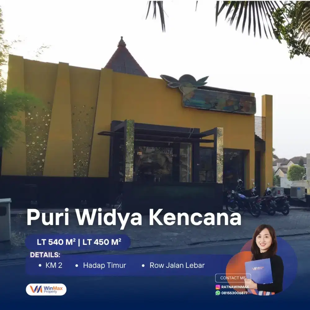 Dijual/Disewakan Bangunan Komersial
Puri Widya Kencana Citraland