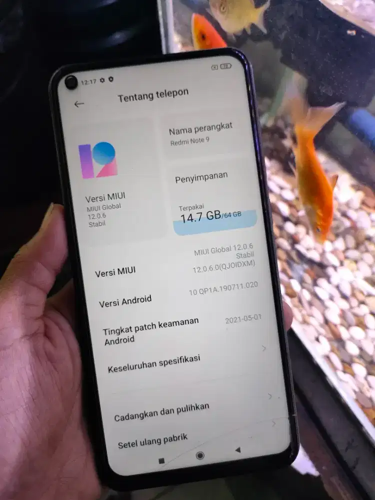 Redmi note 9 ram 4/64