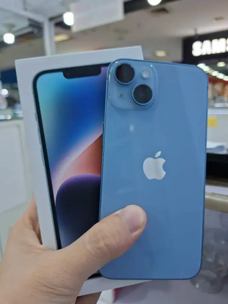 Iphone 14 128gb garansi 9 bln bh100% mulus