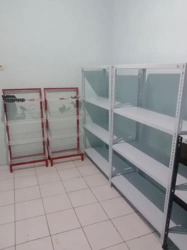 RAK BESI SIKU LUBANG SIAP KIRIM DAN COD
