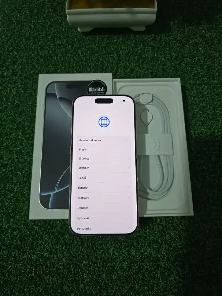 IPhone 16 Pro 128gb IBox NEW CEK UNIT Blm Terpakai