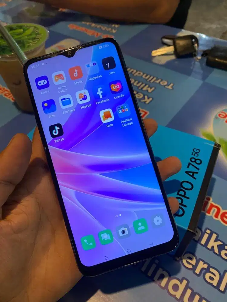 oppo a78 5g ram 8+4/256gb lengkap resmi minat silahkan