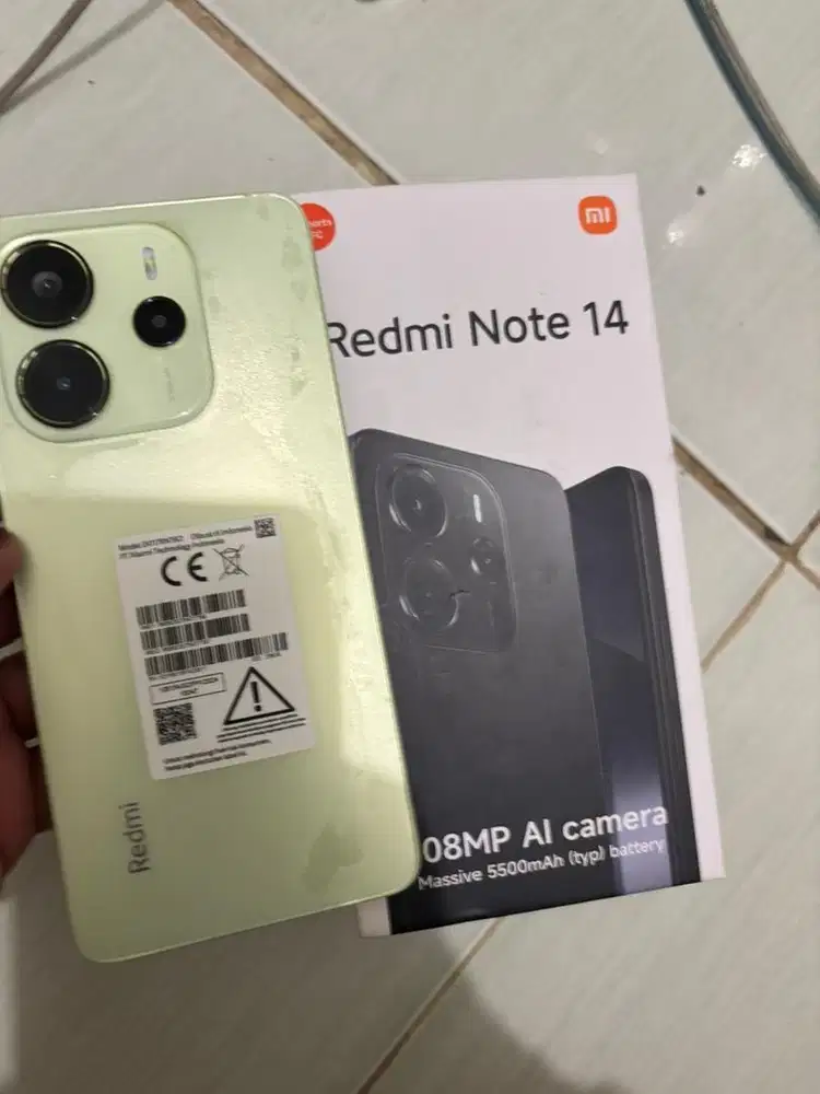 Jual cepat Xiaomi redmi note 14 5G 8/256 pemakaian 4 bulanan