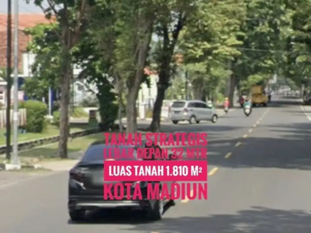 [L] Tnh Pekarangan LD 32 mtr, Jl Mayjen Panjaitan KOTA MADIUN, Ciamik