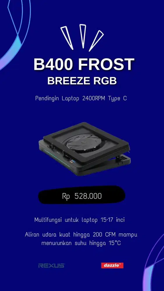 Cooling rexus B400