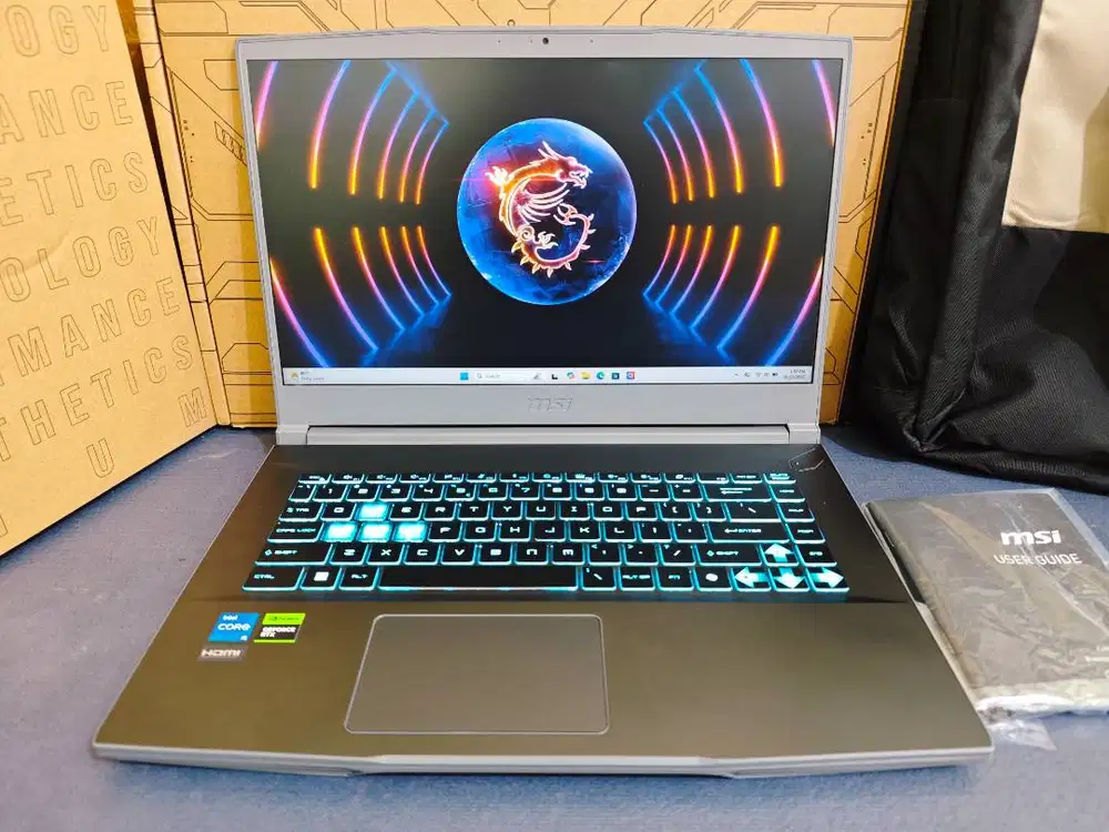 MSI Thin 15 B12UCX Core i5-12450H RAM 16GB SSD 512GB RTX 2050 Grs 2027