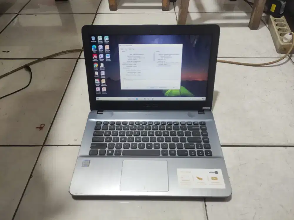 A926 Laptop Asus X441U Ram 12gb HDD 500gb core i3 gen8 Siap pakai