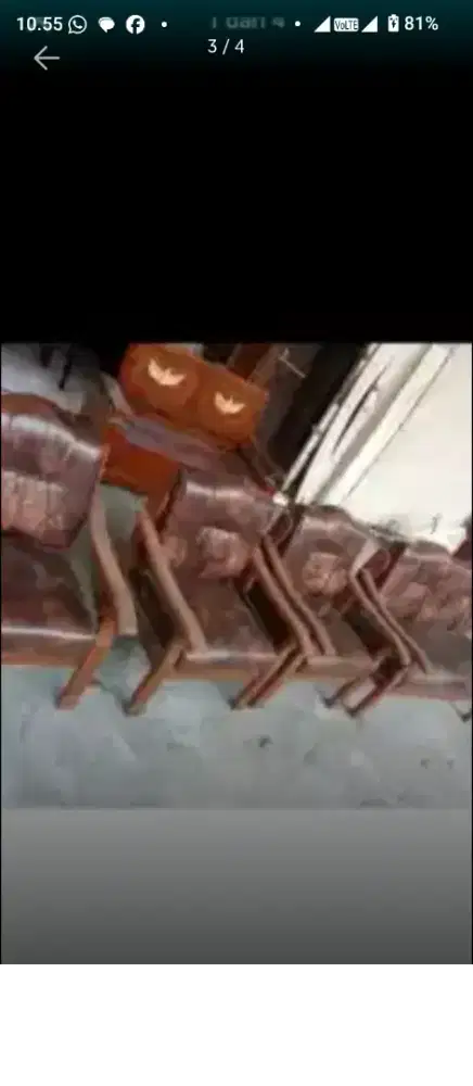 Kursi tamu kayu jati model ligna kecil