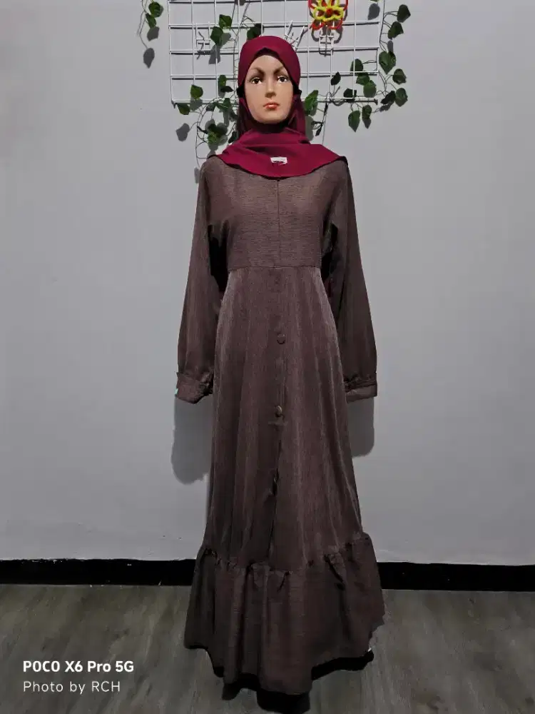 Gamis Second Coklat Murah