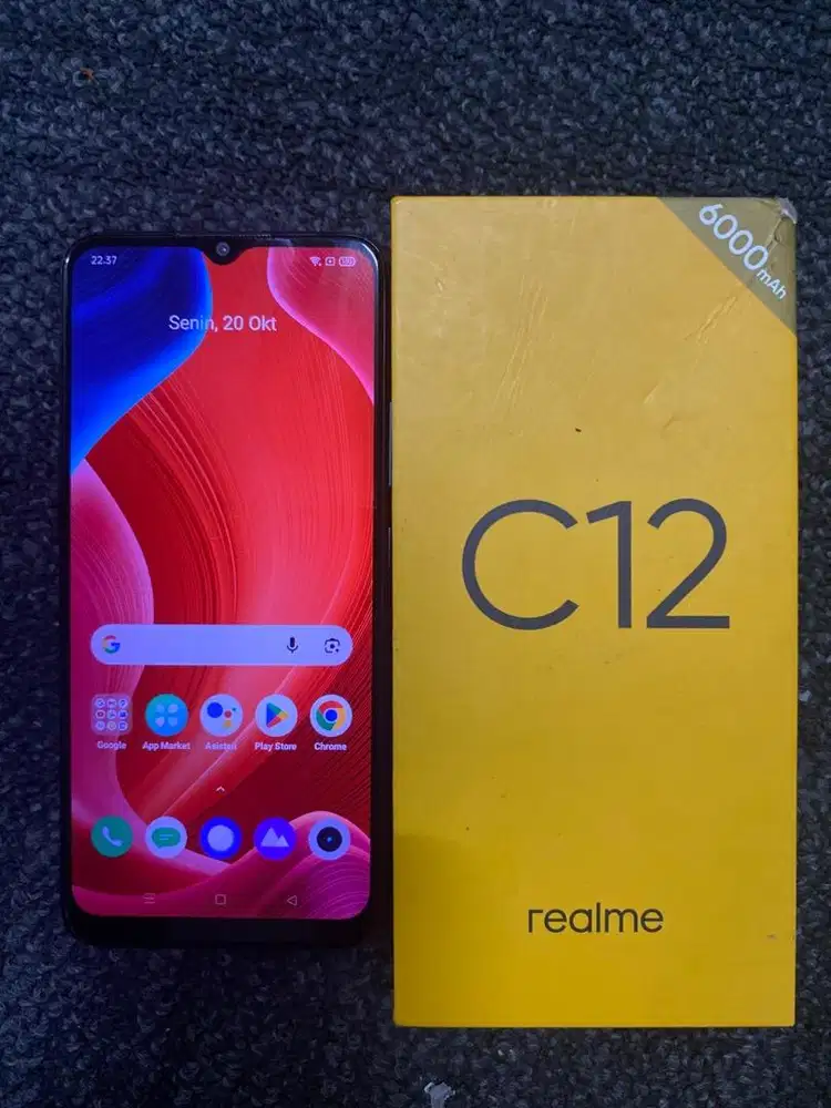 Realme C12 bekas ibu