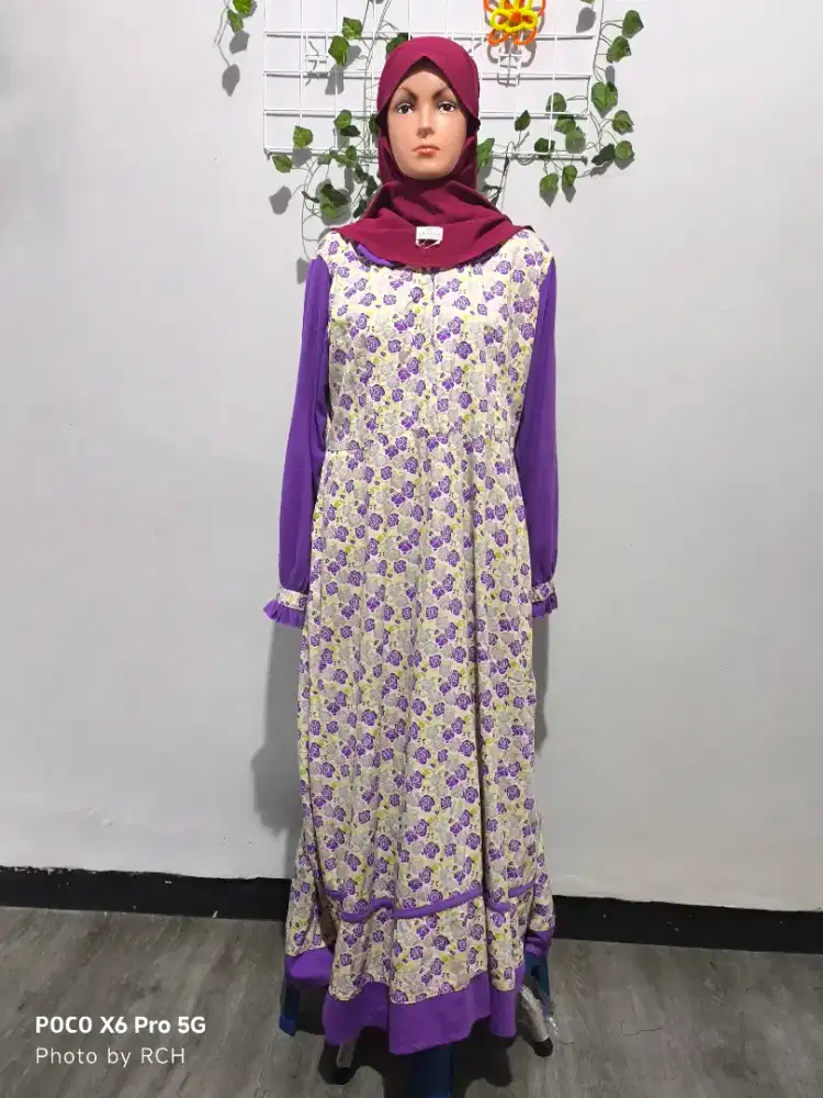 Gamis Kombinasi Murah PL