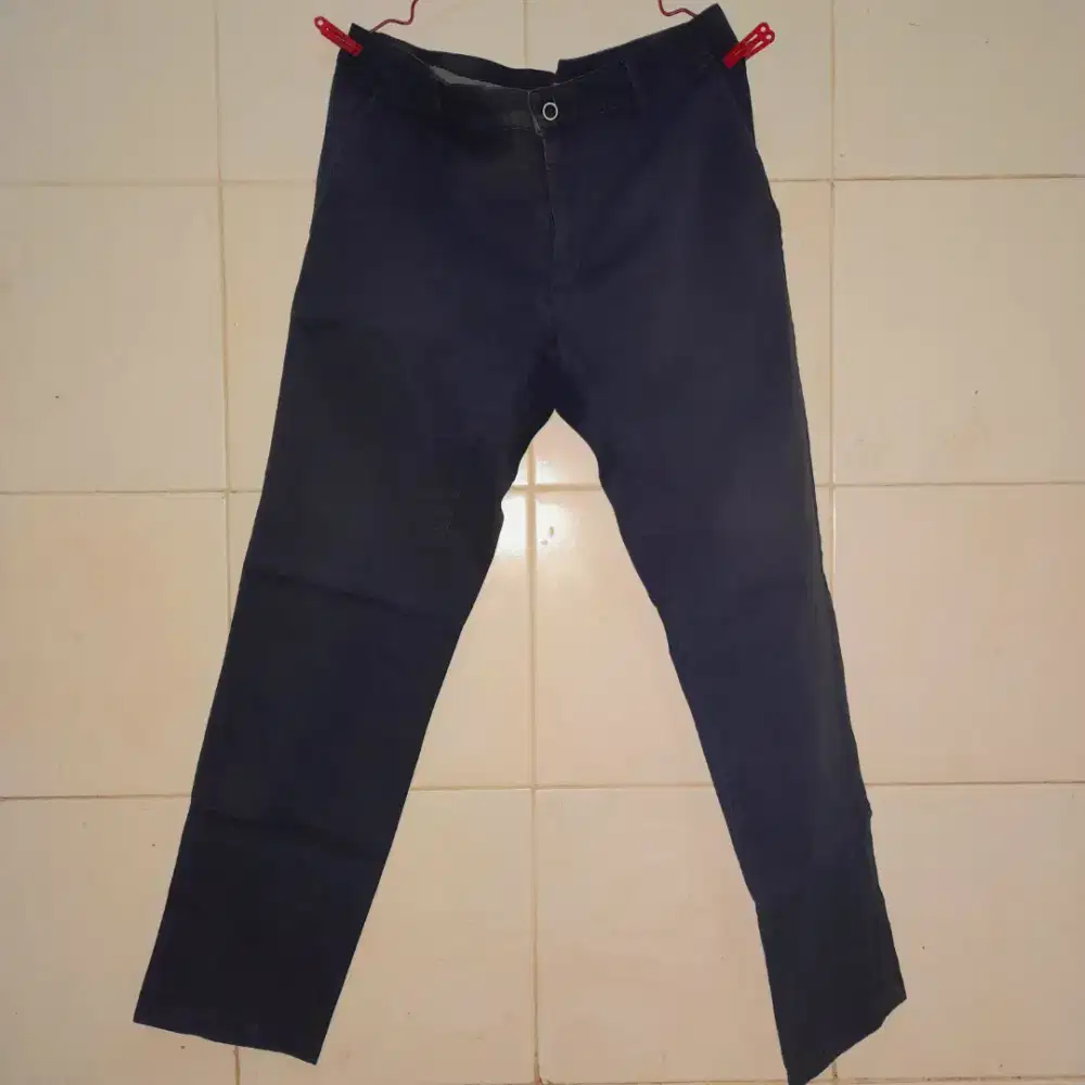 Celana Panjang Pria MOC ( Original) Size 33 Navy Blue celana pribadi