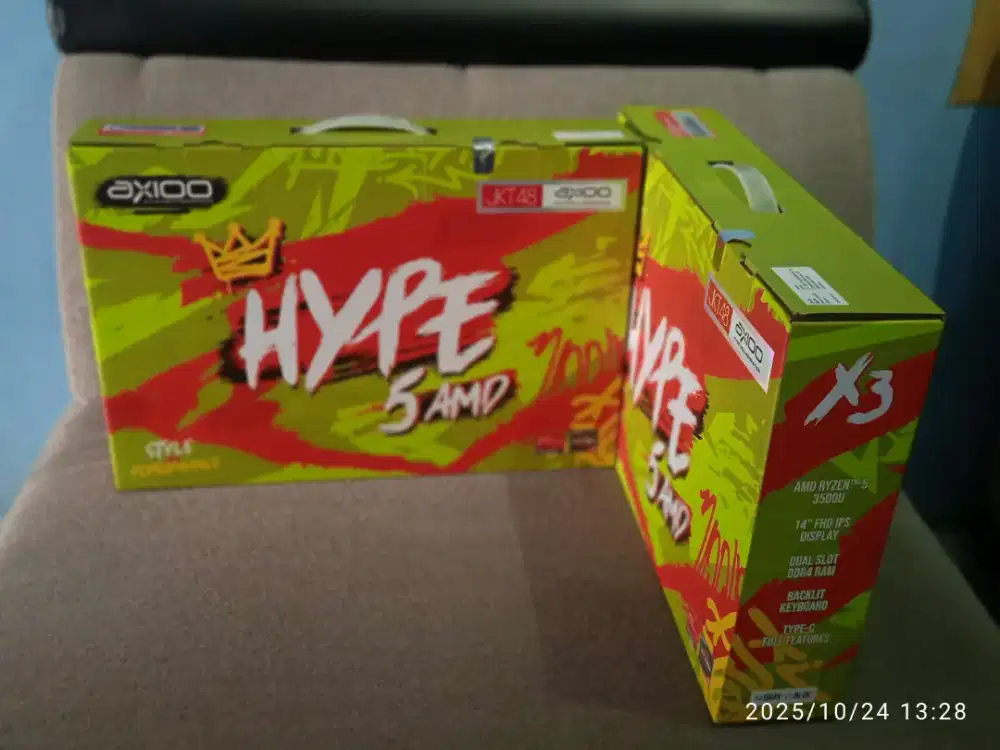 Laptop new Garansi 1tahun Axioo Hype 5 edisi JKT 48