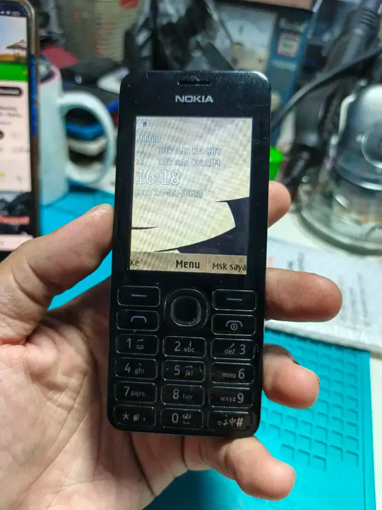 Dijual Nokia 206 (2 Sim) Bagus Dan Mulus