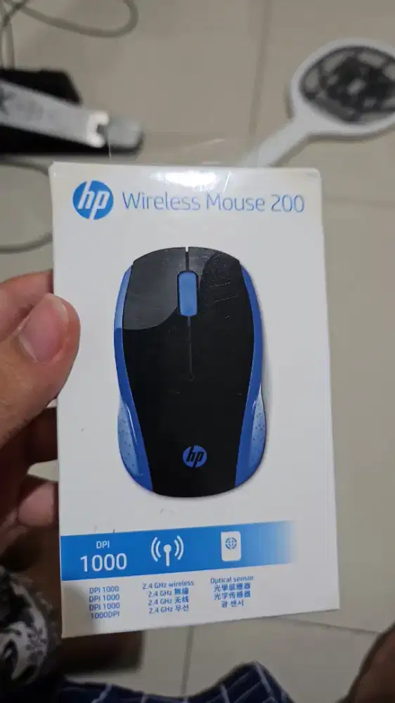 Mouse wireless 200 merek HP