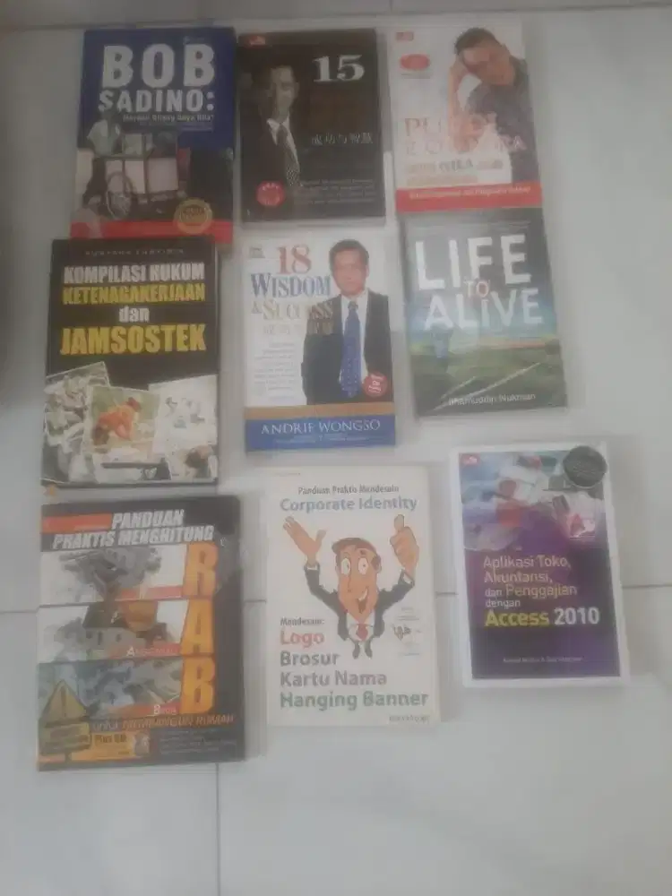 Buku 10 mcm baru dan bekas 150rrb