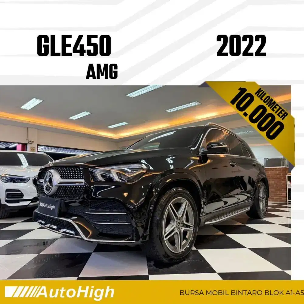 DP10% [Km10.000] GLE450 AMG 2022 Black / GLE 450 Reg 2021 #AUTOHIGH