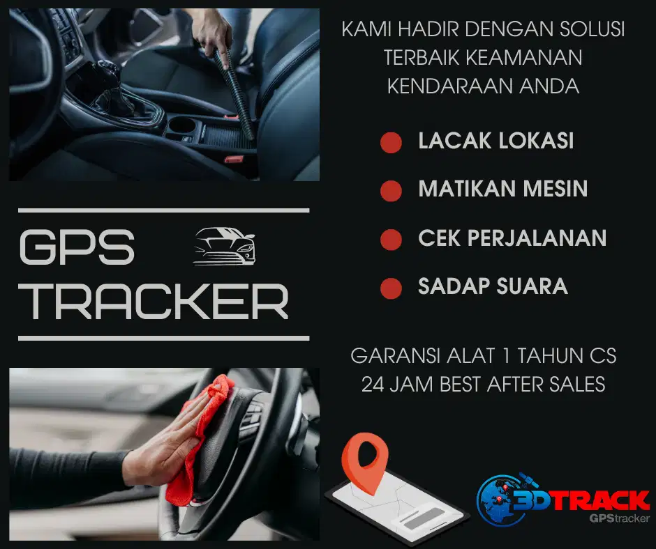 GPS TRACKER KENDARAAN BERMOTOR MURAH BERGARANSI 3DTRACK
