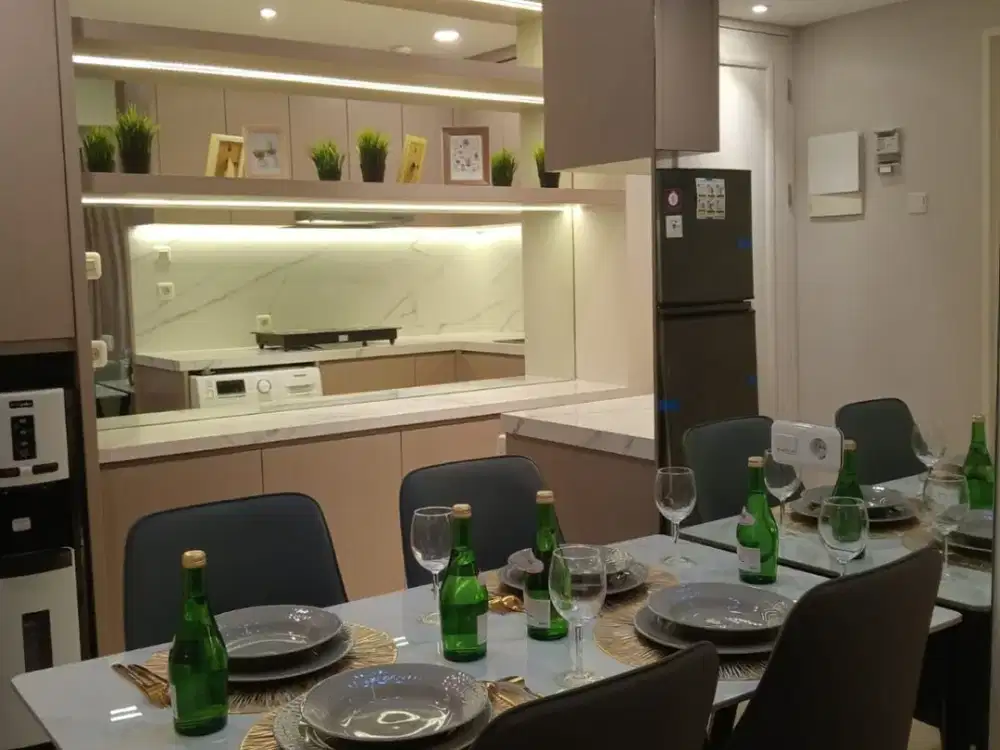 Apartement landmark Residence Bandung Furnish keren banget Interior baru Belom pernah pakai