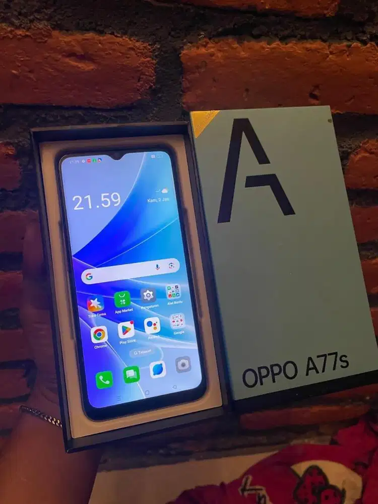 Oppo A77S Ram 8+4/128gb resmi segel ori no minus