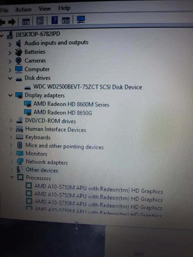 Laptop Asus X550DP Layar 15 inch