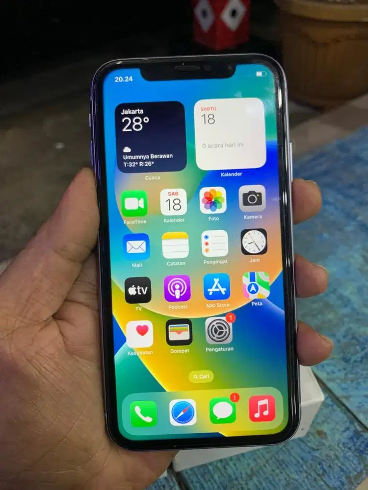 Iphone 11 128gb mulus sesuai iklan garansi