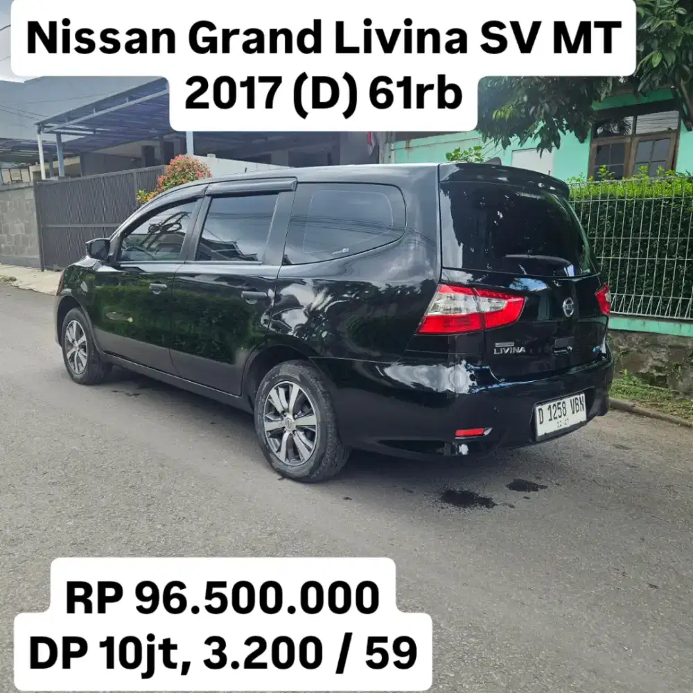 Antik KM 61rb.. Nissan Grand Livina SV Manual 2017 (D)