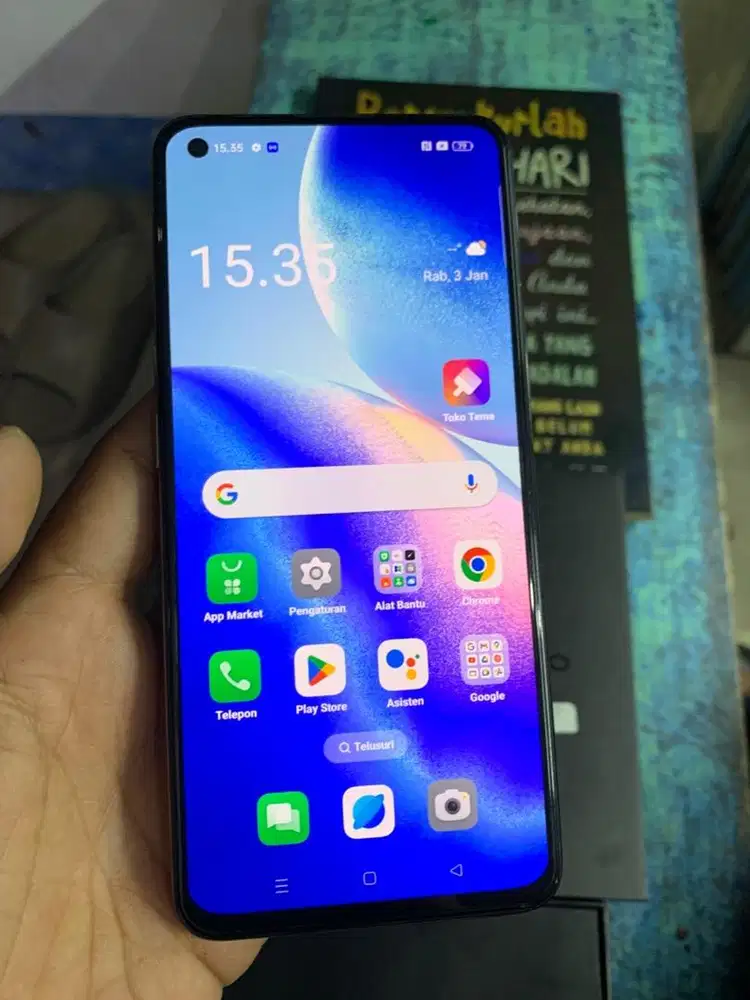 Oppo Reno 5 Ram 8+8/128gb resmi segel orinan gak ada minus