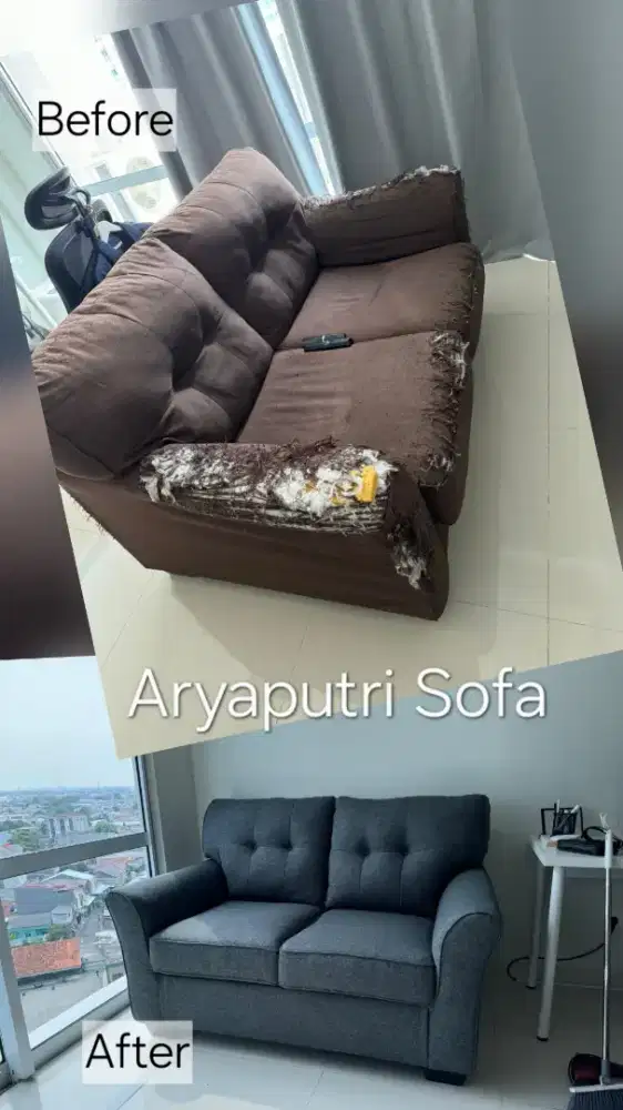 Service sofa / servis sofa dan kursi bergaransi