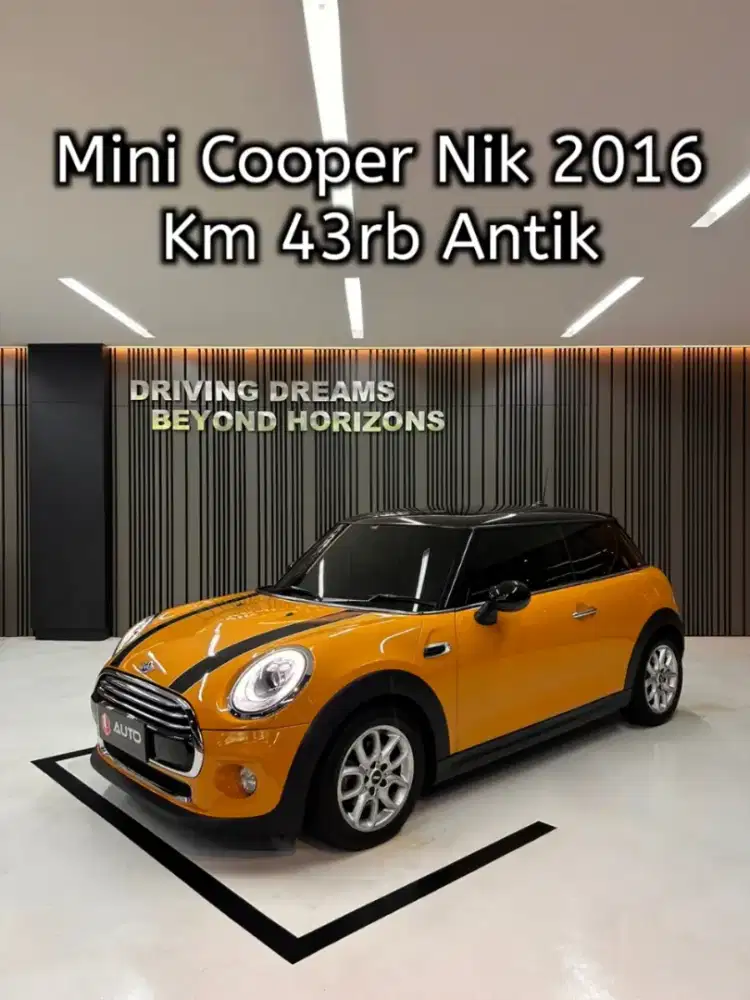 Mini Cooper 3-door 1.5 AT 2017 Oranye B1108NRE Km43rb Nik 2016